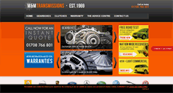 Desktop Screenshot of mandmtrans.co.uk